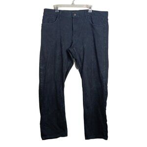 Lee Vintage Slim Jeans Mens 42x30 Black High Rise Straight 100% Cotton Denim